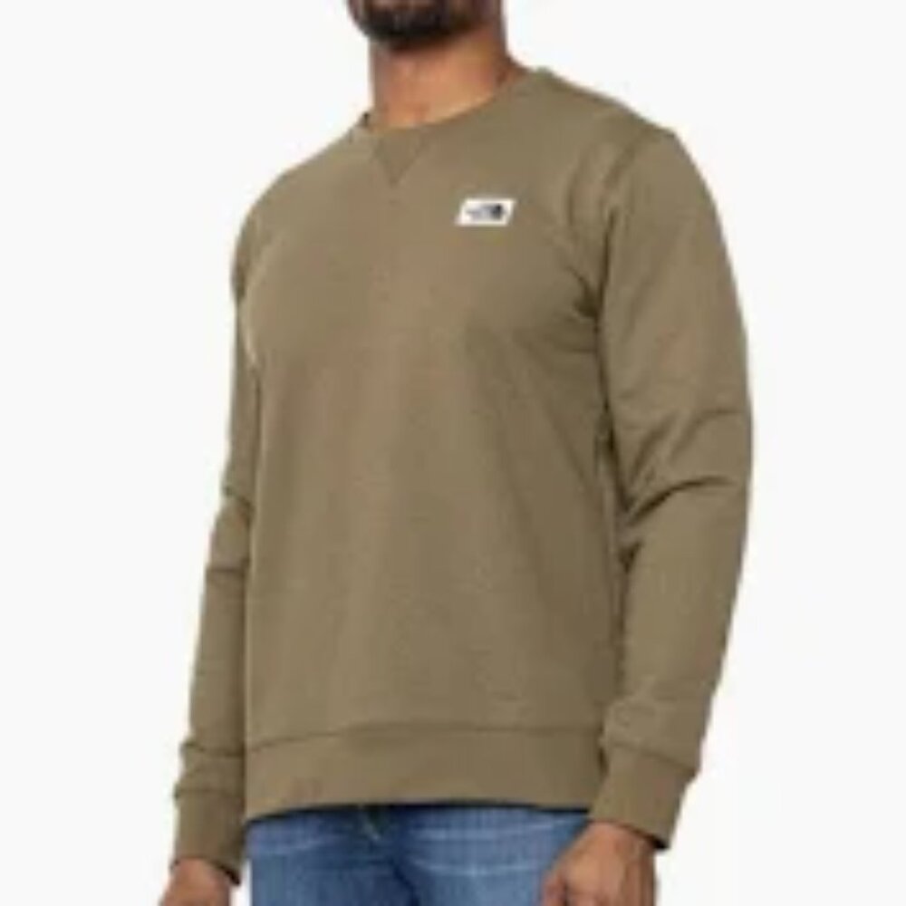 NWT The North Face Heritage Patch Sweatshirt  Military Olive